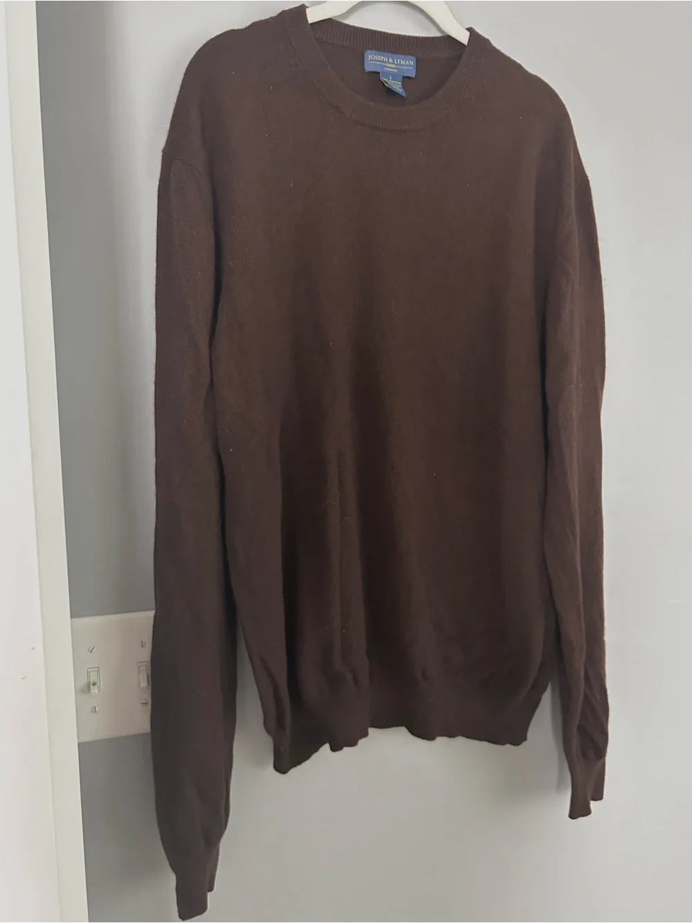 Men's Brown Crewneck Sweater